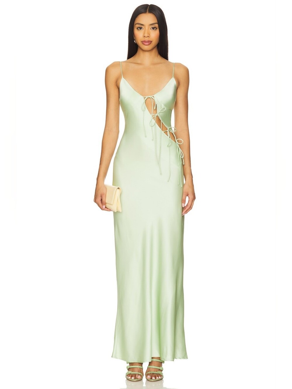 NWT LIONESS x REVOLVE About A Girl Maxi in Lime Medium